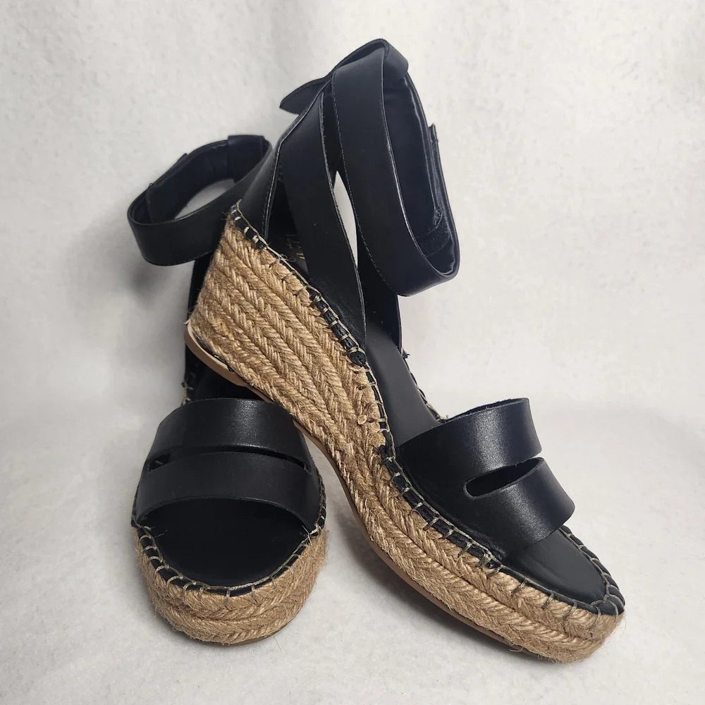 Franco Sarto Espadrille Platform Wedge Sandals
